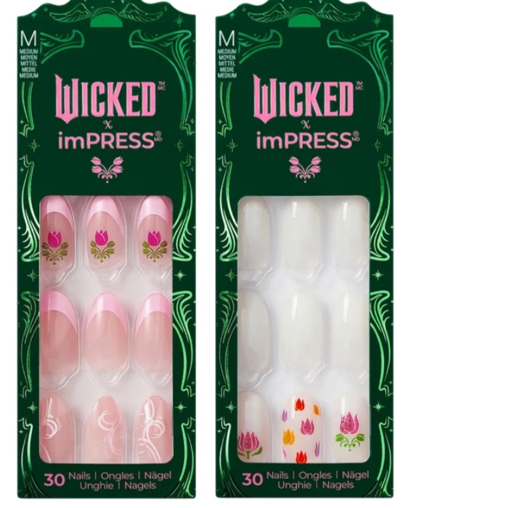 NEW! Wicked x imPRESS Nail Set Tulip Harvest & Beautifical